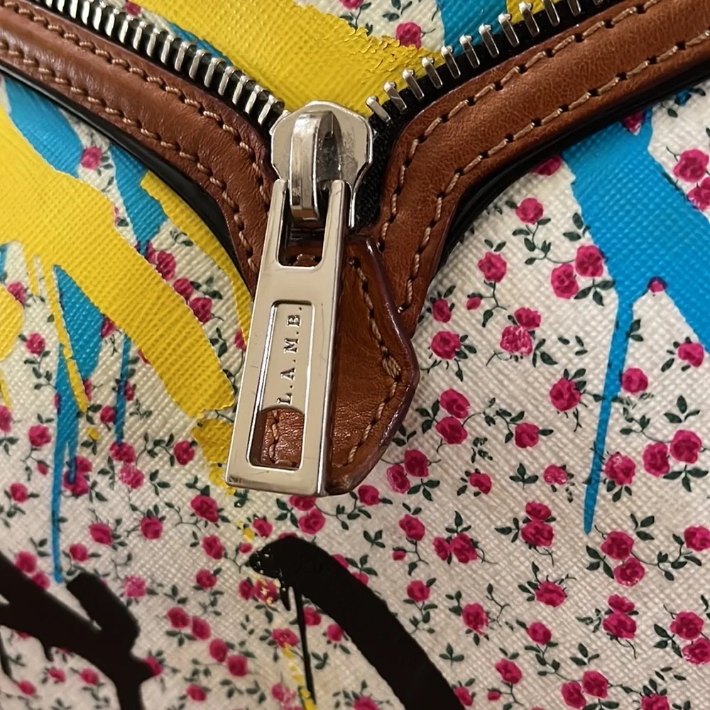 Authentic L.A.M.B Ditzy Graffiti Hobo Handbag - Picture 5 of 17
